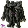 high quality natural black brazilian twist human hair wef