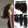 Волна 12" человеческих волос свободная - 36" виргинское людское Remy индийское выдвижение волос