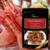 Здоровый любимчик обрабатывает шримса Rolls цыпленка