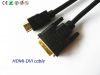 dvi 24+5 케이블 도금되는 까만 색깔 금에 hdmi