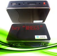 коробка цифрового Freeview установленная верхняя с Mheg-5