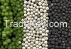 Dried Black Pepper and White Pepper