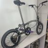 Titanium -DX Titanium Brompton Folding Bike 4 Speed