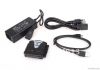 USB к цвету черноты переходники кабеля жёсткого диска SATA 1.8/2.5/3.5 IDE HDD