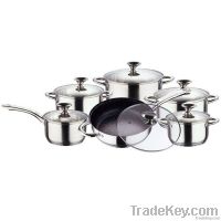 комплект Cookware нержавеющей стали 12pcs