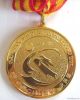 античное медное медаль с медалью спорта тесемки