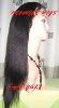 Yaki света парика 18inches 1B# шнурка индийских remy волос полное