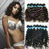soft &natural color brazilian curly hair weft ideal hair arts