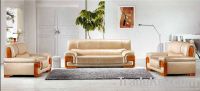 Яркий покрашенный комплект софы белой кожи, офисная мебель (fohjz-6607)