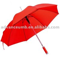 Прямой алюминиевый выдвиженческий зонтик