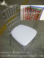 Прозрачный ясный стул Chiavari смолаы