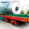 â€‹30 ton electric battery operated four wheel Coil Transfer Trolley for aluminium steel coils transportation