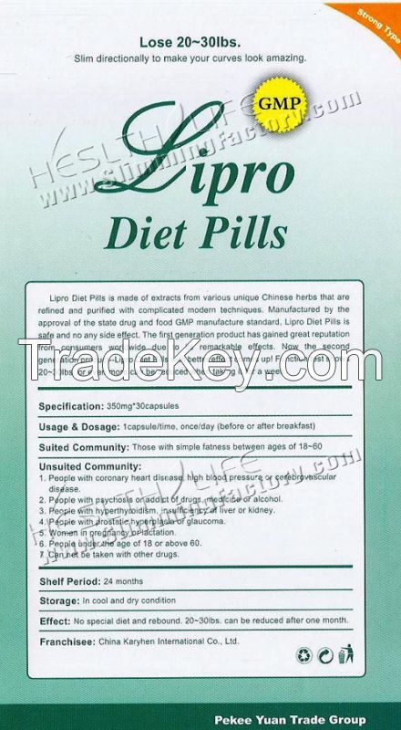 Lipro Herbal Diet Pill, Lipro Original slimming lose weight