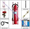 50LBS 이산화탄소 트롤리 소화기