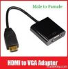 Мужчина HDMI к кабелю преобразования конвертера HD переходники кабеля VGA женскому