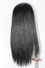 Парик шнурка индийских remy волос полный 14 1# дюйма yaki света