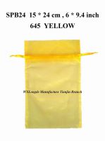 Желтый цвет мешка Spb24 Organza