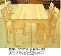 나무로 되는 Tables&amp;chairs