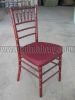 Стул Chiavari Mahogany с валиком Burgundy