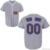 Mets Away Any Name Any # Custom Baseball Jersey Uniforms