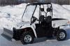 350CC 4x4 с стороны дороги - мимо - бортовые корабли фермы EPA UTV с плужком снежка