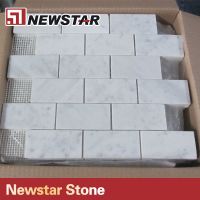 Newstar 백색 모자이크 대리석 도와