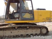 Komatsu 사용된 Pc220-6 굴착기, 크롤러 굴착기