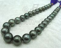 ожерелье перлы Таити уклона 15.5mm верхнее освобождает строки