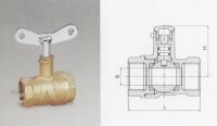 латунный клапан с замком