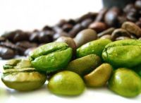 Зеленая выдержка кофейного зерна