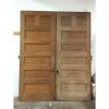 PAIR OF OAK POCKET DOORS C.1880-1900