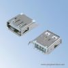 USB A Type Female Connector - Vertical Kinked Tabs 15.0 - No.U8336