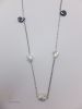 Ожерелье перлы PNA-074 с цепью стерлингового серебра