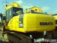 본래 Komatsu 사용된 Pc210-7 굴착기