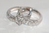 "4.76 carats diamond bridal jewelry set ring and band  "