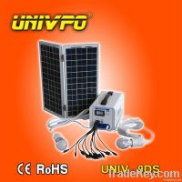 солнечная домашняя осветительная установка 9ah с регулятором заряжателя, батареями и силой панели 10 W