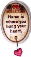 Дом где вы висите вашу металлическую пластинку стены сердца