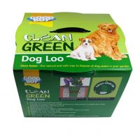 Очистьте зеленую уборную собаки