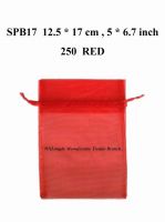 Красный цвет мешка Spb17 Organza