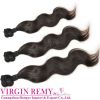 최상 100%년 Virgin remy 페루 머리는 길쌈합니다