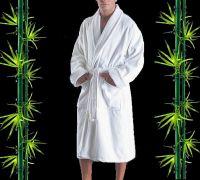 Органический Bamboo купальный халат кимоно