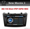 видео автомобиля интернета 3G на новый Mazda 3 с GPS