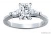 1.61 carat F VS1/VVS1 diamond engagement ring platinum