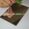 отраженный серебром алюминиевый лист панели
