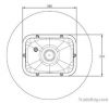 150W Dimmable LED 만 빛