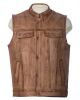 BREAK OUT MEN'S LEATHER VEST | MOTORCYCLE VEST | C&S