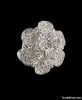 7 carat diamonds ring unique style floral flower design gold new