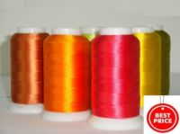 Покрашенная резьба 120d/2 150d/2 вышивки Viscose рейона