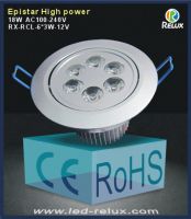 утопленное Downlight водить Rx-rcl-6*3w-w-12v