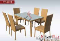 Ротанг/wicker Tf-9128outdoor обедая стул и таблица